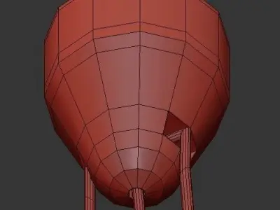 Set of three 3D model