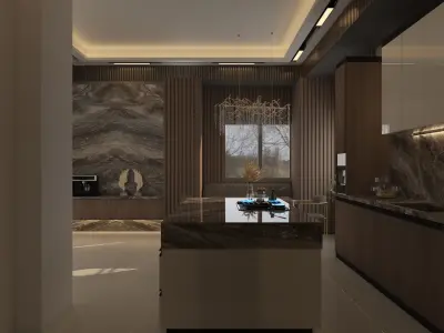 Master Kitchen Design 3D model