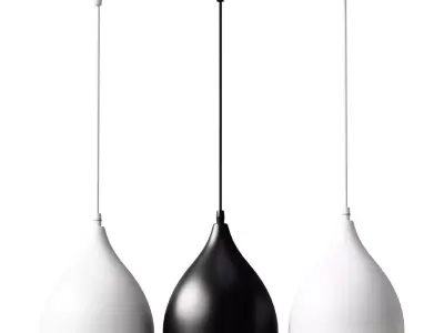 Home Decorative Iron kitchen Pendant lights 3D model