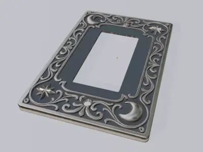 CELESTIAL DECORA STYLE SWITCH WALL PLATE 3D print model