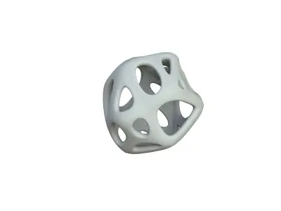 SciFi Cube Object No 18362 Low Poly Shape Texture
