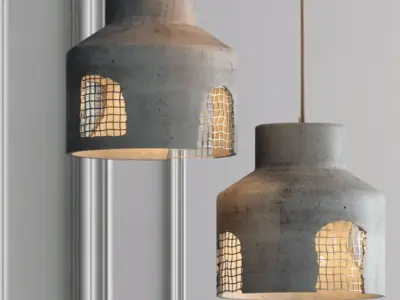 Hanging lamp LOFT HOUSE P-186 3D model