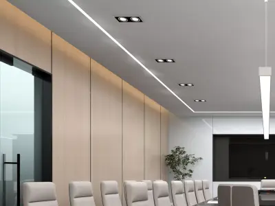 Modern Conference Room 3D model