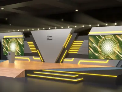 Virtual Stage 3D model