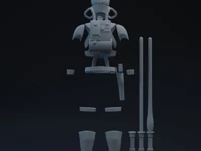 Concept Luke One-Twelfth Scale Printable Kit 3D print model