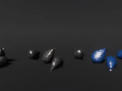 Garbage Bag Pack - Game Ready - Low Poly Low-poly 3D model