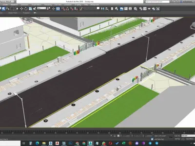 building urban exterior homes 3D model