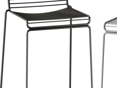 Hee Bar Stool by Hay 3D model
