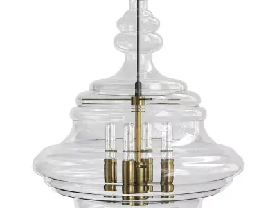 Washington Pendant Light Low-poly 3D model