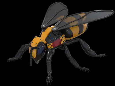 Robot Bee 3D model