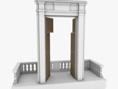 CLASSIC BALCONIES 3D model