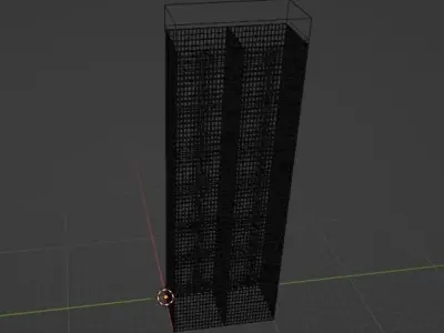 miami building Low-poly 3D model