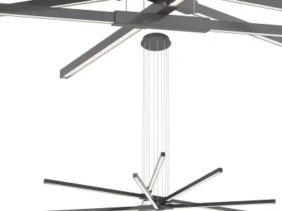 Pix Sticks Tie Stix Metal Suspension with Power light 3D model