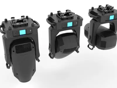 Concert Stage Spot Light Martin Era 800 Performance 3D model