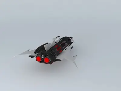 Dragon Class Heavy Attack Fighter FH1233B 3D model
