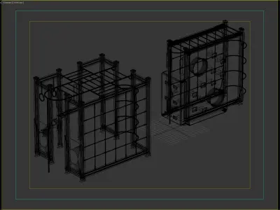 Modular Climbing Cube with Interactive Panels 3D model