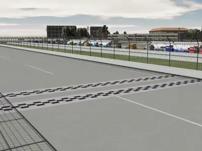 Streets of St Petersburg Game Ready Low-poly 3D model