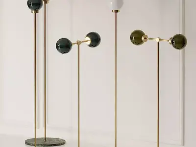 Douglas and Bec PARE Floor Lamps 3D model