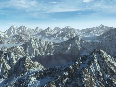  Terrain Mountain Range Lake Alaska 31 Landscape 