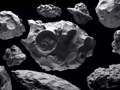 Asteroids BUNDLE 3D model