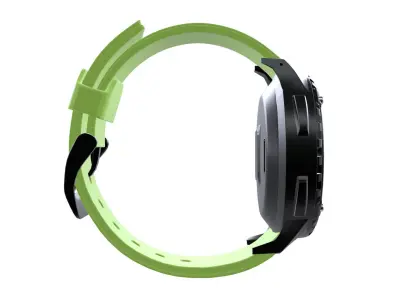 Titan TraQ Triathlon - Green Low-poly 3D model