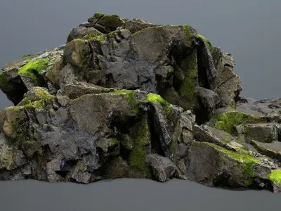 Mountain Low-poly 3D model buy