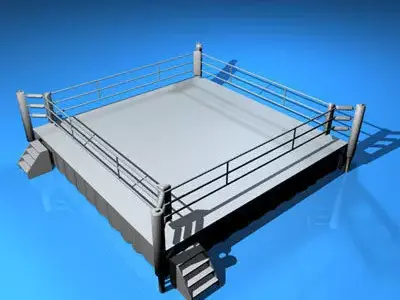 Boxing ring 3D model