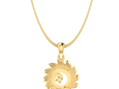 Ring Earrings Pendant Combo 3D print model