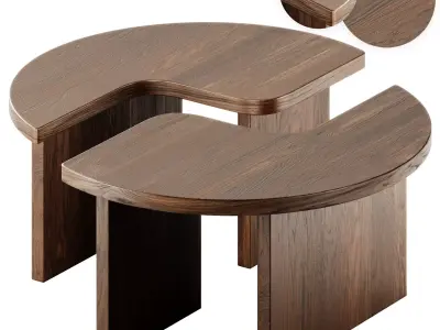 Match Coffee Table by Ellos Home 3D model