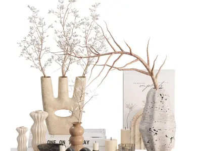Decorative set 3D model 43