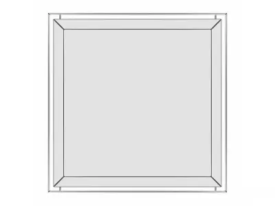 Mirror in a metal frame GZ-M1099 3D model