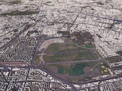 Berlin Low-poly 3D model