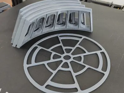Star Wars Emperor Throne Room Round Window 3D print model
