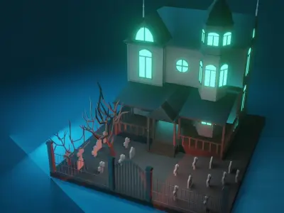 Haunted House 3D model