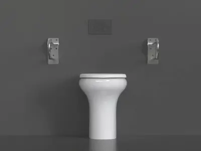 WC37 Toilet 3D model