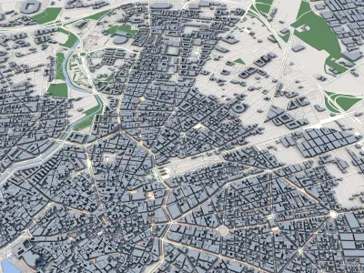 Palma City Spain 3D model