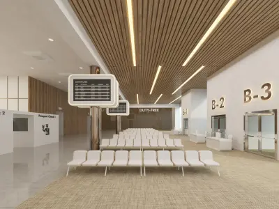  Modern Airport Interior 