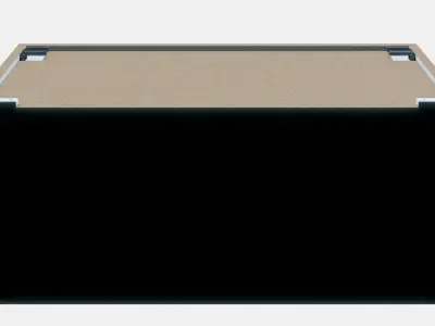 METOD Wall cabinet frame 10 Low-poly 3D model