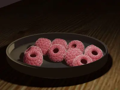 raspberry Free 3D model