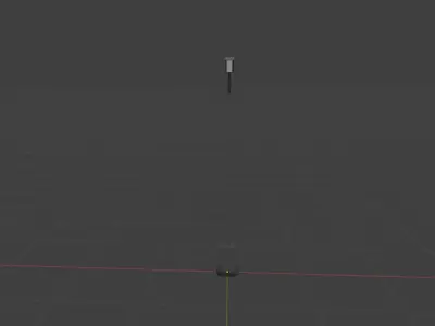 Lowpoly Lamp Post Low-poly 3D model