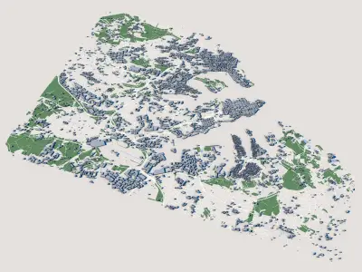 Valletta City Malta 3D model