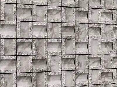 Yagihara Japanese Mosaic Tiles - Seamless Texture