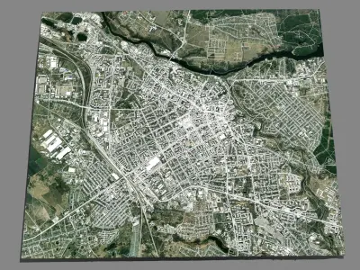 Cityscape  Zhytomyr Ukraine  3D model
