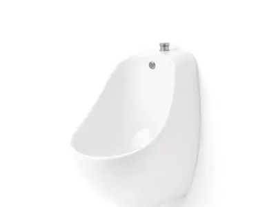 Modern White Urinal model pack Low-poly 3D model