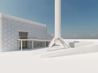 3D Expo 2020 Dubai USA pavilion 3D model 3D model