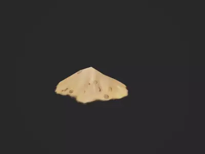 Desert Rocks Sandstone Landscape Pack Low-poly 3D model