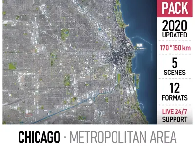 Chicago Metropolitan 3D Model Pack