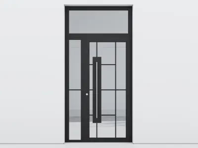 Aluminium door 271 3D model