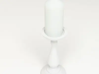 Ceramic Candlestick 3D model