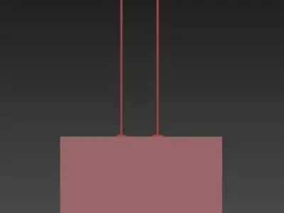  Cubist Contemporary Brushed Nickel Kitchen 3D model